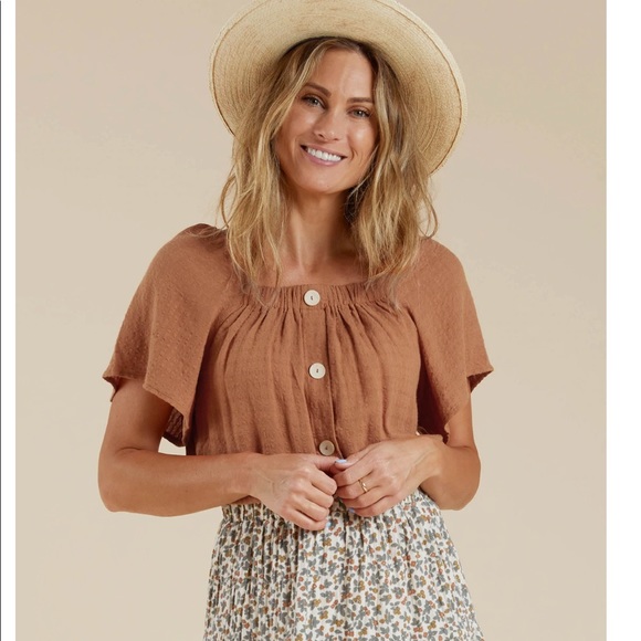 Rylee + Cru Tops - Rylee + Cru Leah Top, Medium